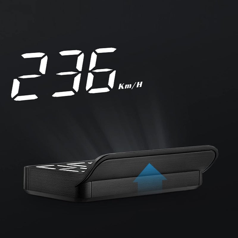 NOENNULL Car Speedometer, OBD2 HUD Windshield Projector Multifunction Gauge Alarm Fatigue Driving Reminder, NOENNULLfrx9h7e0tz - Image 2